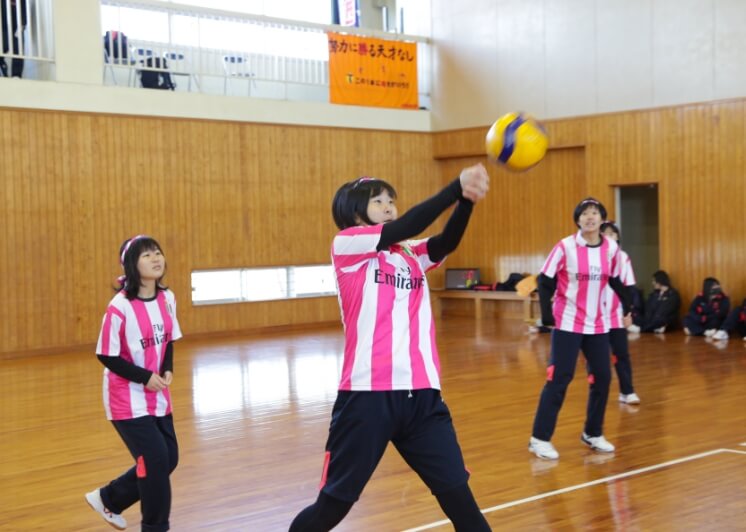 小林西高等学校 球技大会の写真